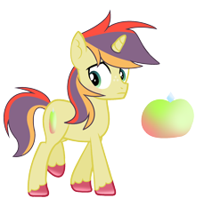 Size: 1672x1828 | Tagged: safe, artist:thesmall-artist, derpibooru import, oc, oc:mason butter, pony, unicorn, male, offspring, parent:big macintosh, parent:rarity, parents:rarimac, show accurate, simple background, solo, stallion, transparent background