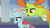 Size: 1280x720 | Tagged: safe, derpibooru import, edit, edited screencap, screencap, ocellus, thorax, changedling, changeling, school daze, female, floppy ears, frown, king thorax, lidded eyes, looking down, male, open mouth, pony eyes, pony eyes edit, sad