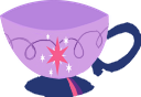 Size: 128x88 | Tagged: safe, derpibooru import, edit, twilight sparkle, cup, simple background, solo, teacup, transparent background, twicup, twilight day, twilight sparkle day