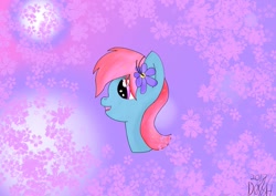 Size: 1123x793 | Tagged: safe, artist:flamelight-dash, oc, oc only, pony, abstract background, bust, cute, solo