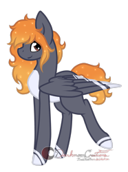 Size: 963x1294 | Tagged: safe, artist:anxiouslilnerd, oc, oc only, pegasus, pony, commission, simple background, solo, transparent background