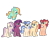 Size: 2500x2000 | Tagged: safe, artist:s1nb0y, derpibooru import, oc, oc only, earth pony, pegasus, pony, unicorn, base used, female, high res, mare, simple background, transparent background