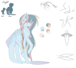 Size: 1440x1280 | Tagged: safe, artist:electricaldragon, derpibooru import, oc, oc only, oc:ocean virus, kelpie, female, reference sheet, simple background, solo, transparent background