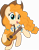 Size: 5100x6568 | Tagged: safe, artist:jhayarr23, derpibooru import, pear butter, pony, absurd resolution, female, guitar, hat, looking at you, mare, simple background, solo, transparent background, vector