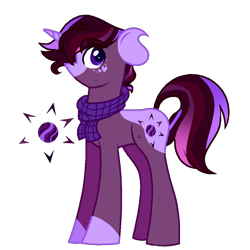 Size: 1000x1000 | Tagged: safe, artist:6-fingers-lover, derpibooru import, oc, pony, unicorn, clothes, magical lesbian spawn, male, offspring, parent:tempest shadow, parent:twilight sparkle, parents:tempestlight, scarf, simple background, solo, stallion, transparent background