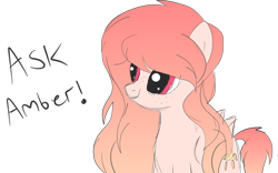 Size: 1024x639 | Tagged: safe, artist:venomns, derpibooru import, oc, oc:amber, pegasus, pony, cute, female, freckles, mare, ocbetes, simple background, smiling, solo, text, transparent background