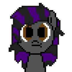 Size: 300x300 | Tagged: safe, artist:nukepony360, derpibooru import, oc, oc only, oc:rune riddle, :t, female, pixel art, simple background, solo, transparent background