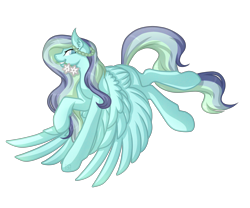 Size: 6000x5000 | Tagged: safe, artist:amazing-artsong, oc, oc only, oc:ocean breeze, pegasus, pony, absurd resolution, commission, female, flying, mare, simple background, solo, transparent background, ych result