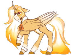 Size: 1548x1168 | Tagged: safe, artist:unicorn-mutual, derpibooru import, oc, alicorn, pony, folded wings, glasses, male, offspring, parent:daybreaker, parent:sunburst, simple background, solo, stallion, transparent background