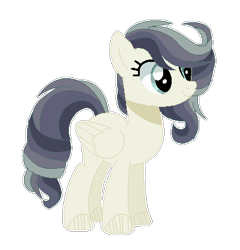 Size: 400x416 | Tagged: safe, artist:6-fingers-lover, derpibooru import, oc, oc only, pegasus, pony, female, folded wings, magical lesbian spawn, mare, offspring, parent:coloratura, parent:daring do, simple background, solo, transparent background
