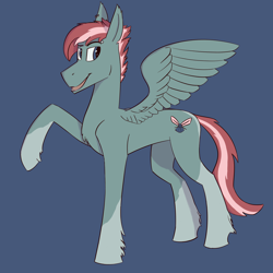 Size: 2000x2000 | Tagged: safe, artist:cascade, artist:thedarksideofthefandom, derpibooru import, oc, oc only, oc:cascade script, pegasus, pony, simple background, solo, wings