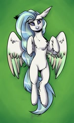 Size: 649x1080 | Tagged: safe, artist:serodart, derpibooru import, oc, hippogriff, solo