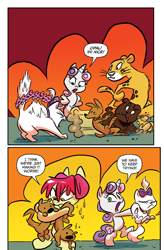 Size: 912x1388 | Tagged: safe, artist:jay fosgitt, idw, apple bloom, sweetie belle, spoiler:comic, spoiler:comic54