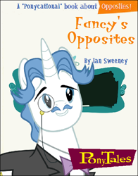 Size: 448x572 | Tagged: artist needed, safe, edit, fancypants, pony, unicorn, book, male, parody, solo, stallion, veggietales