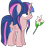 Size: 1072x1042 | Tagged: safe, artist:the-75th-hunger-game, derpibooru import, oc, oc only, oc:gladiolus galaxy, alicorn, alicorn oc, cutie mark, doki doki literature club, female, flower, gladiolus, lily (flower), monika, next generation, offspring, parent:flash sentry, parent:twilight sparkle, parents:flashlight, reference sheet, simple background, solo, transparent background, worried, yuri (ddlc)