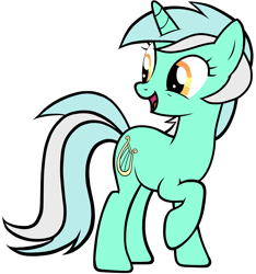 Size: 3000x3209 | Tagged: safe, artist:fluttershy7, artist:icey-wicey-1517, color edit, derpibooru import, edit, lyra heartstrings, pony, unicorn, colored, cute, female, mare, open mouth, simple background, solo, transparent background