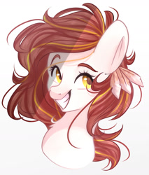 Size: 976x1145 | Tagged: safe, artist:slasharu, oc, oc only, earth pony, pony, bust, female, mare, portrait, solo