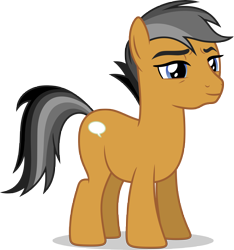 Size: 7000x7466 | Tagged: safe, artist:luckreza8, edit, quibble pants, earth pony, pony, absurd resolution, male, simple background, smiling, solo, stallion, transparent background, vector