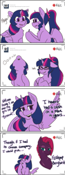 Size: 435x1156 | Tagged: safe, artist:nichroniclesvsart, derpibooru import, fizzlepop berrytwist, sci-twi, tempest shadow, twilight sparkle, twilight sparkle (alicorn), alicorn, pony, unicorn, series:princess sciset, bi twi, bilight sparkle, bisexual, bisexuality, broken horn, camera shot, equestria girls ponified, eye scar, implied tempestlight, ponified, recording, scar, tumblr, twolight