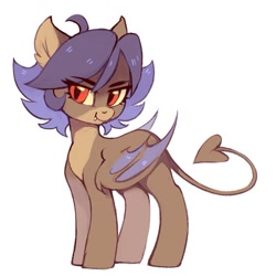 Size: 913x913 | Tagged: safe, artist:lispp, derpibooru import, oc, oc only, bat pony, pony, smiling, solo