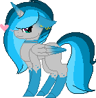 Size: 140x143 | Tagged: safe, artist:ohhoneybell, oc, oc only, oc:roxy, alicorn, pony, animated, blinking, female, gif, heart, mare, pixel art, simple background, solo, transparent background