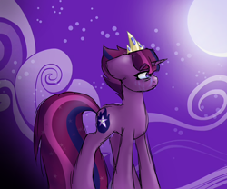 Size: 1800x1500 | Tagged: safe, artist:sodadoodle, derpibooru import, oc, oc only, oc:star twist, unicorn, crown, crying, jewelry, regalia, scared, sodaverse, solo, tears of pain