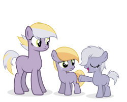 Size: 993x804 | Tagged: safe, artist:mikoneerd, derpibooru import, oc, oc only, oc:apple stone, oc:mountain quake, oc:obsidian terra, earth pony, pony, base used, female, filly, magical lesbian spawn, mare, offspring, parent:applejack, parent:limestone pie, parents:limejack, simple background, transparent background