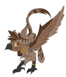 Size: 856x1006 | Tagged: safe, artist:beardie, oc, oc only, classical hippogriff, hippogriff, commission, solo