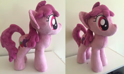 Size: 952x569 | Tagged: safe, artist:plushypuppy, derpibooru import, berry punch, berryshine, earth pony, pony, female, irl, mare, photo, plushie, solo, standing