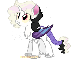 Size: 1024x828 | Tagged: safe, artist:sleppchocolatemlp, derpibooru import, oc, oc:marshmallow, draconequus, simple background, solo, transparent background