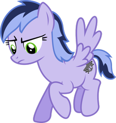 Size: 1024x1085 | Tagged: safe, artist:jeremeymcdude, oc, oc only, oc:kittyhawk, pegasus, pony, older, show accurate, simple background, solo, transparent background, vector