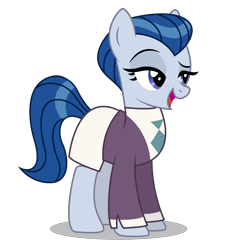 Size: 5000x5200 | Tagged: safe, artist:dragonchaser123, derpibooru import, ever essence, earth pony, pony, the parent map, absurd resolution, clothes, female, mare, open mouth, raised eyebrow, simple background, solo, transparent background, vector