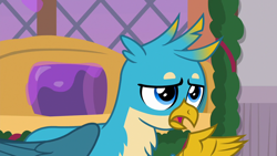 Size: 1280x720 | Tagged: safe, derpibooru import, screencap, gallus, the hearth's warming club, solo