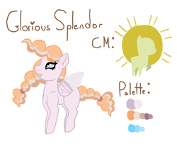 Size: 1600x1300 | Tagged: safe, artist:glamgoria-morose, derpibooru import, oc, oc only, oc:glorious splendor, pegasus, pony, magical lesbian spawn, offspring, parent:pinkie pie, parent:princess celestia, parents:pinkielestia, solo