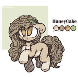 Size: 1696x1680 | Tagged: safe, artist:anotherdeadrat, derpibooru import, oc, oc only, oc:honeycake, earth pony, pony, smiling, solo