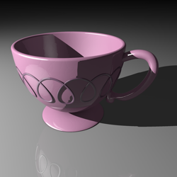 Size: 1000x1000 | Tagged: safe, artist:snoopystallion, derpibooru exclusive, all bottled up, 3d, cinema 4d, cup, render, teacup