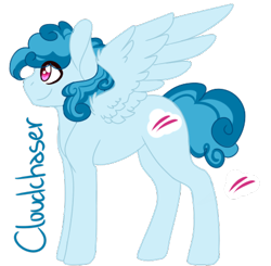 Size: 431x422 | Tagged: safe, artist:purecrazycreate, derpibooru import, oc, oc only, oc:cloudchaser, pegasus, pony, magical lesbian spawn, male, offspring, parent:pinkie pie, parent:rainbow dash, parents:pinkiedash, simple background, solo, stallion, transparent background