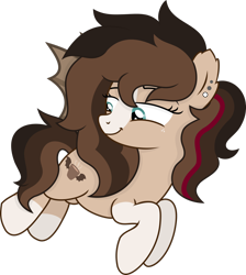 Size: 1600x1788 | Tagged: safe, artist:cirillaq, derpibooru import, oc, oc:ryolit, bat pony, pony, female, mare, simple background, solo, transparent background