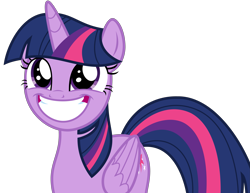 Size: 4603x3559 | Tagged: safe, artist:sketchmcreations, derpibooru import, twilight sparkle, twilight sparkle (alicorn), alicorn, pony, horse play, adorkable, cute, dork, eye shimmer, faic, female, grin, happy, looking up, mare, simple background, smiling, solo, squee, transparent background, vector