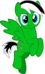 Size: 1024x1683 | Tagged: safe, artist:jeremeymcdude, oc, oc only, oc:rick "dash" witt, pegasus, pony, male, show accurate, simple background, solo, transparent background, vector