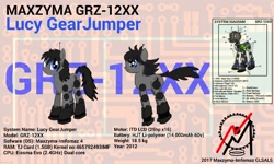 Size: 1024x613 | Tagged: safe, artist:wvdr220dr, derpibooru import, oc, pony, robot, robot pony, 2012, imfomaz os