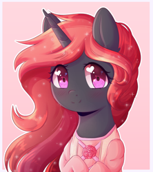 Size: 2202x2485 | Tagged: safe, artist:fluffymaiden, derpibooru import, oc, pony, bust, female, mare, solo
