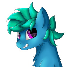 Size: 1944x1770 | Tagged: safe, artist:drarkusss0, derpibooru import, oc, oc:supermoix, earth pony, pony, chest fluff, commission, night, reward, simple background, smiling, solo, transparent background