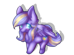 Size: 1024x768 | Tagged: safe, artist:wasatgemini, derpibooru import, oc, oc:shooting star, pegasus, pony, chibi, deviantart watermark, female, mare, simple background, solo, transparent background, watermark