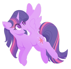 Size: 1077x1038 | Tagged: safe, artist:uunicornicc, derpibooru import, twilight sparkle, twilight sparkle (alicorn), alicorn, pony, cutie mark, female, flying, mare, open mouth, simple background, smiling, solo, spread wings, transparent background, wings