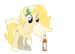 Size: 1100x800 | Tagged: safe, artist:blue-vector, derpibooru import, oc, oc only, oc:radler, pony, bottle, female, radler, simple background, solo, transparent background, vector