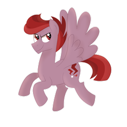 Size: 1024x1024 | Tagged: safe, artist:ashidaii, derpibooru import, oc, oc:zapp, pegasus, pony, male, offspring, parent:flash magnus, parent:rainbow dash, parents:dashmagnus, simple background, solo, stallion, transparent background