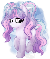 Size: 600x704 | Tagged: safe, artist:tambelon, oc, oc only, oc:dove, crystal pony, pony, female, mare, simple background, solo, transparent background, watermark