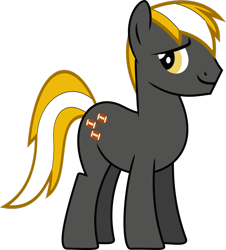 Size: 1024x1133 | Tagged: safe, artist:jeremeymcdude, oc, oc only, oc:allan taylor, earth pony, pony, american football, male, show accurate, simple background, solo, stallion, transparent background, vector