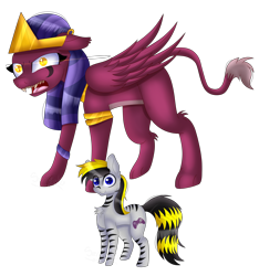 Size: 4300x4600 | Tagged: safe, artist:tomboygirl45, derpibooru import, sphinx (character), oc, oc:sly, hybrid, sphinx, zony, absurd resolution, chest fluff, male, simple background, transparent background